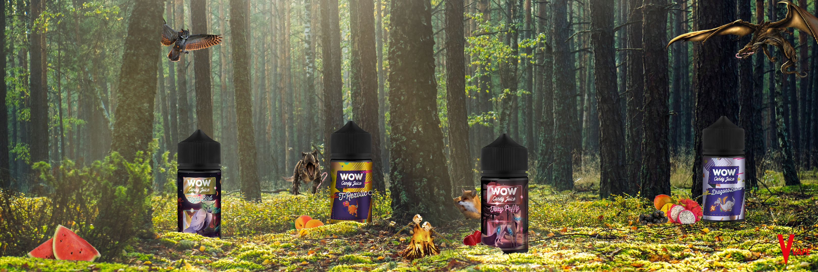 Bannière WOW Candy Juice